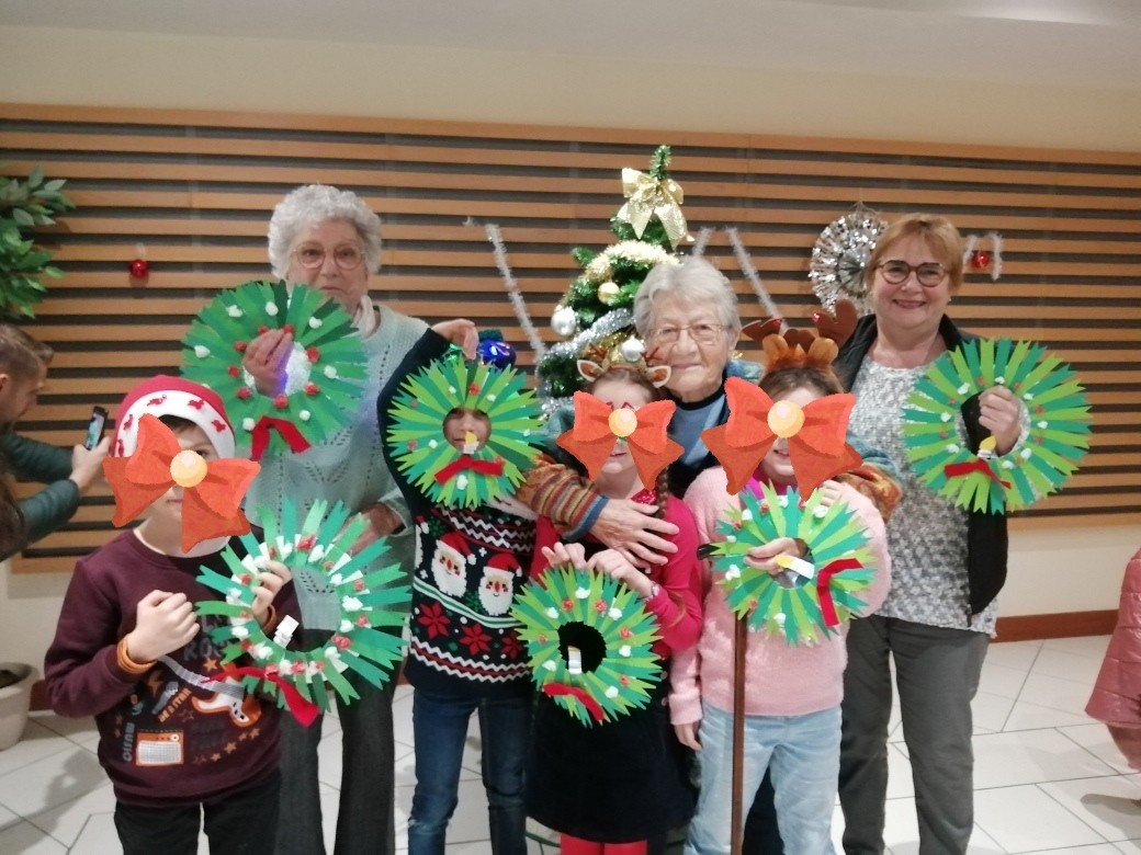 8 décembre Atelier couronnes à La Pommeraie