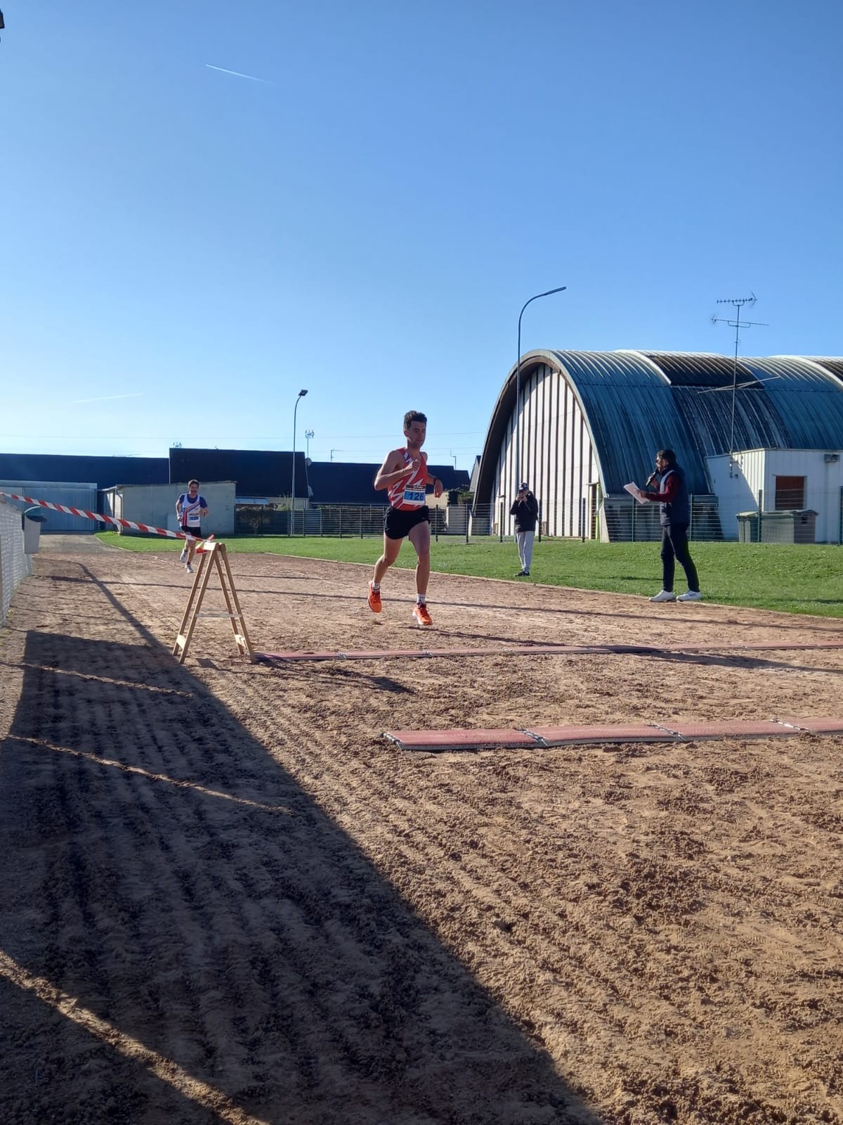 Arrivée 1er du 5 km