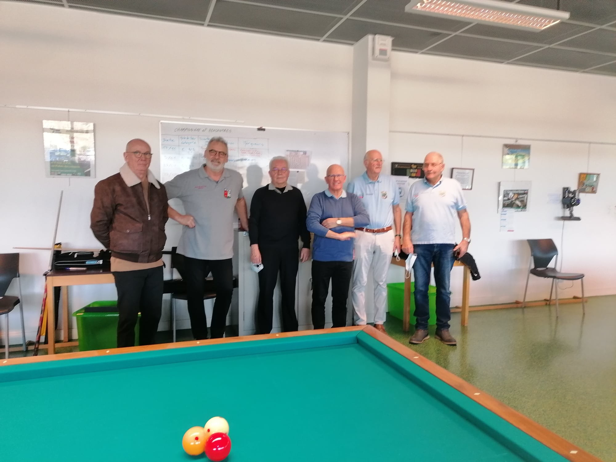 Billard club de Saint-Marcel - Janvier 2022