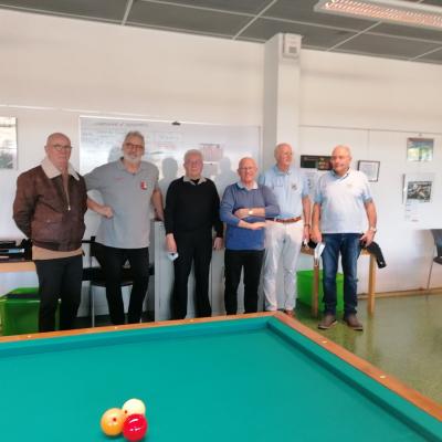 Billard club de Saint-Marcel - Janvier 2022