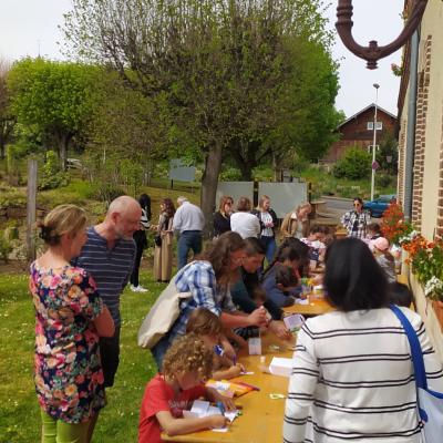 Ateliers paniers, coloriages et origami