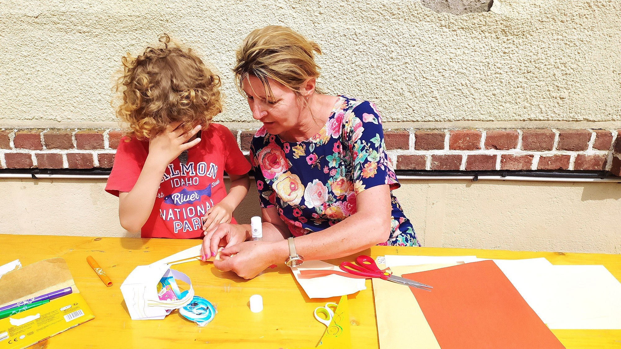 Ateliers paniers, coloriages et origami